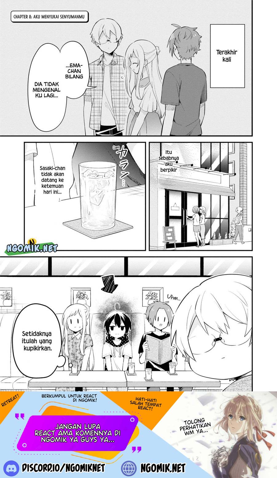 Kimi no Yokogao shika Mirenai chapter 8