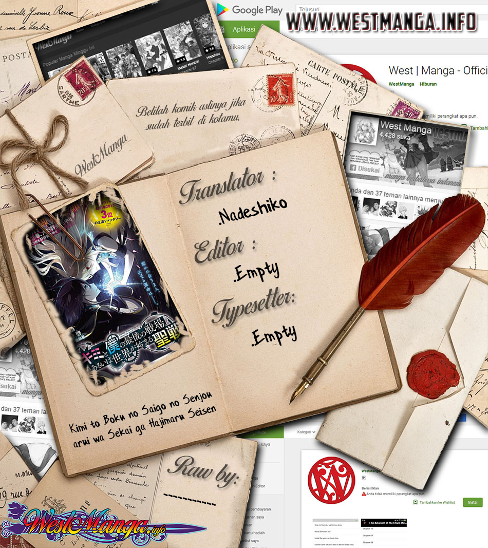 Kimi to Boku no Saigo no Senjou, Aruiwa Sekai ga Hajimaru Seisen Chapter 10 Bahasa Indonesia