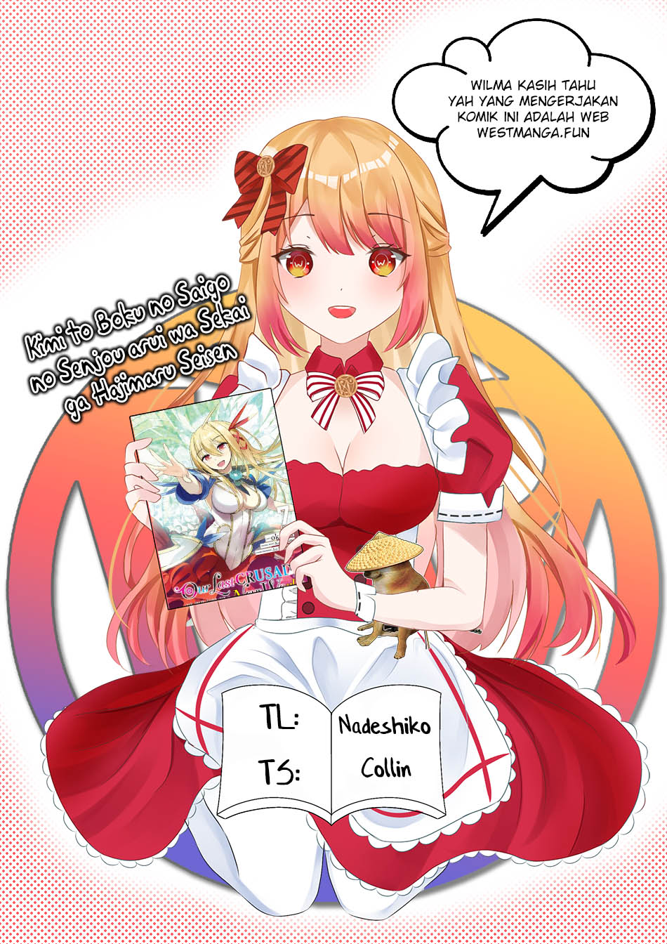 Kimi to Boku no Saigo no Senjou, Aruiwa Sekai ga Hajimaru Seisen Chapter 40 Bahasa Indonesia