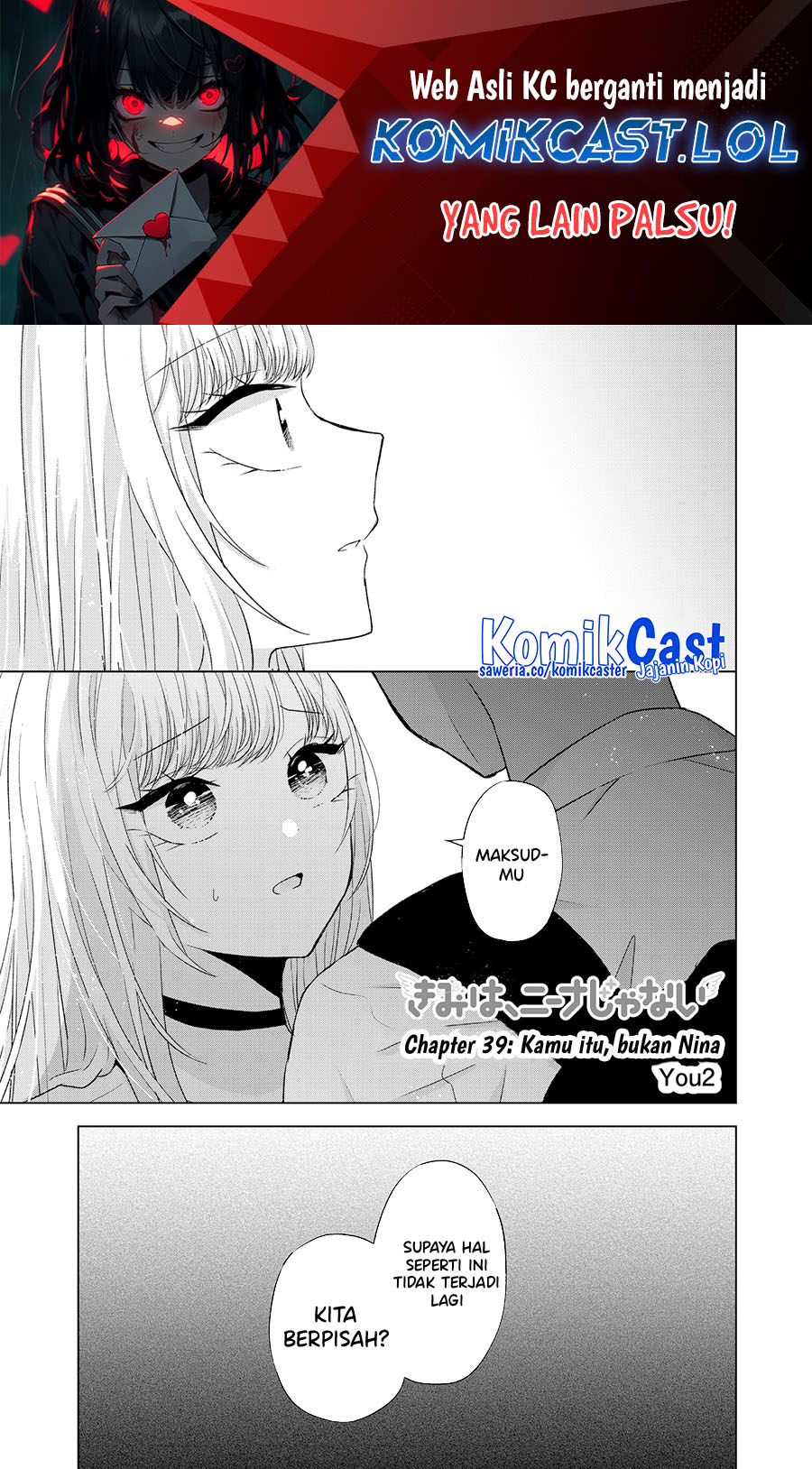 Kimi wa, Nina Janai Chapter 39 Bahasa Indonesia