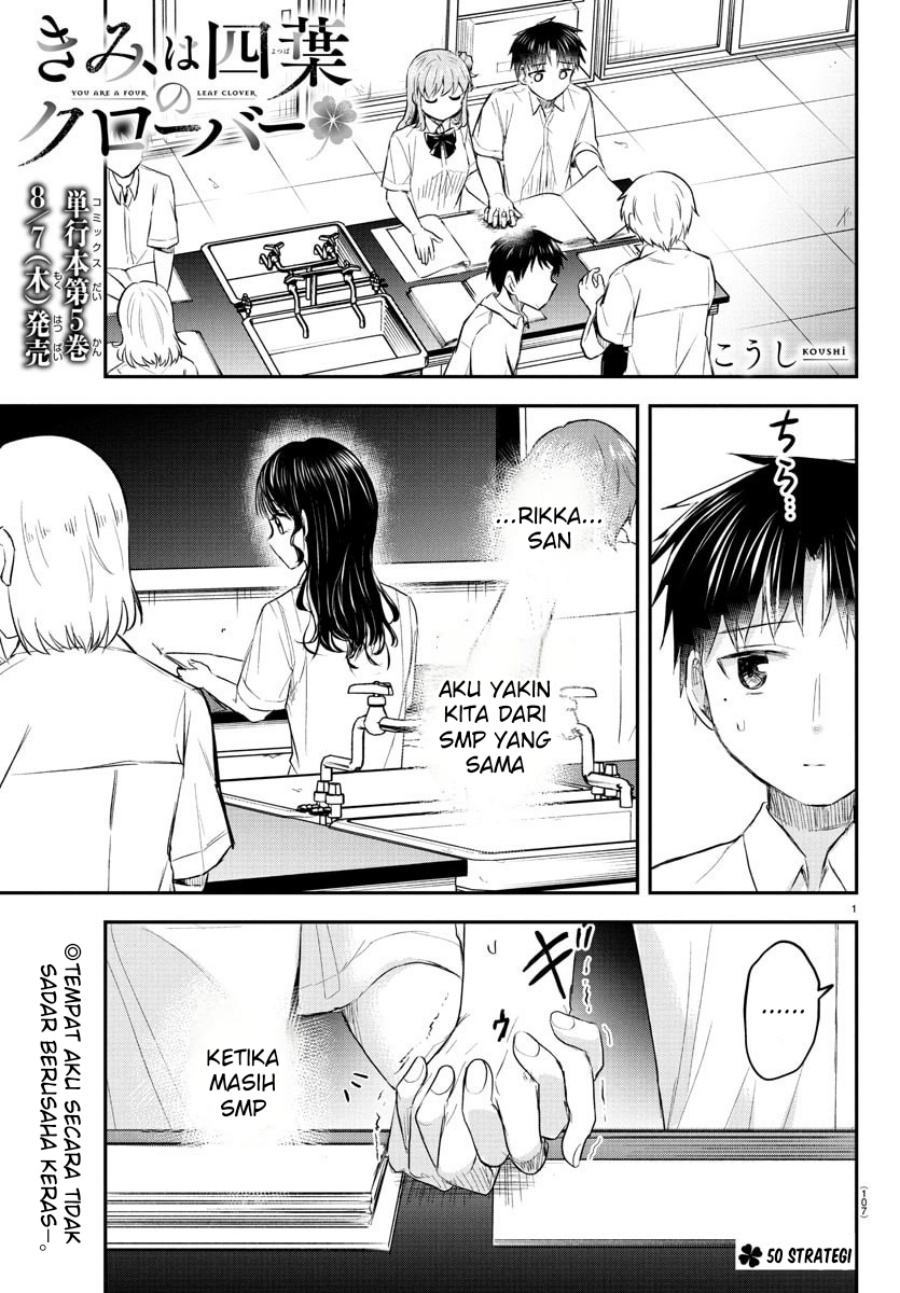 Kimi wa Yotsuba no Clover Chapter 50 Bahasa Indonesia