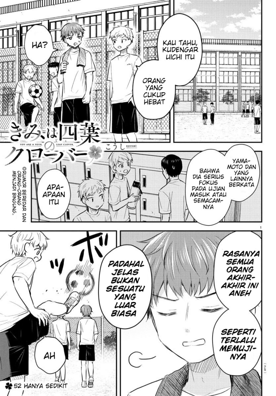 Kimi wa Yotsuba no Clover Chapter 52 Bahasa Indonesia