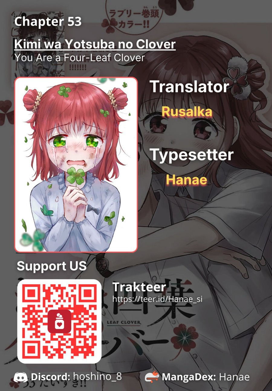 Kimi wa Yotsuba no Clover Chapter 53 Bahasa Indonesia