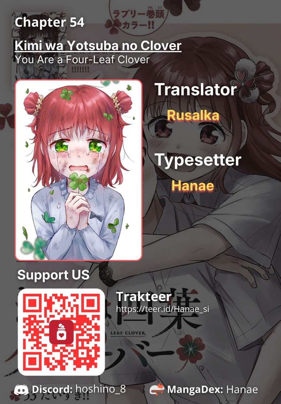 Kimi wa Yotsuba no Clover Chapter 54 Bahasa Indonesia