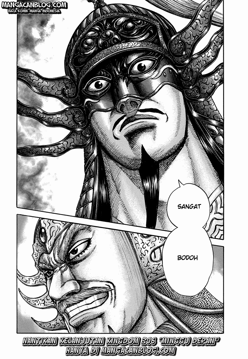 Kingdom Chapter 305 Bahasa Indonesia