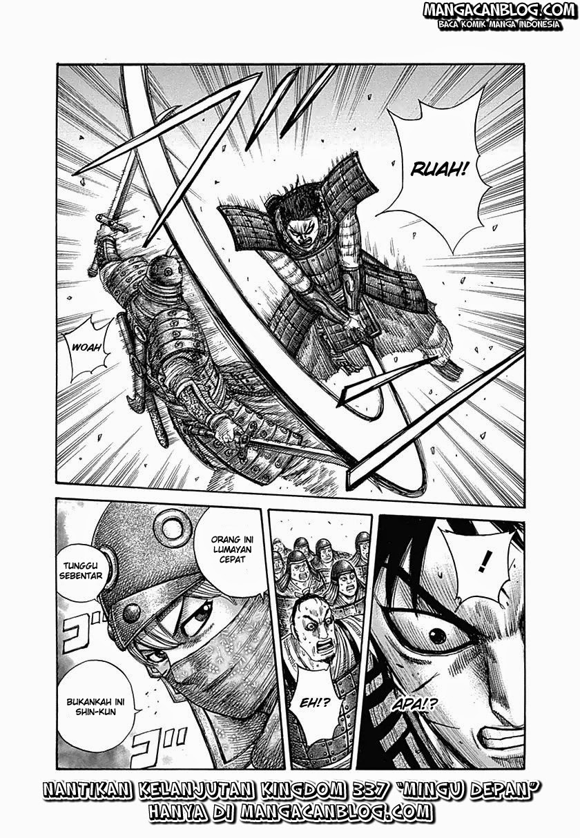 Kingdom Chapter 336 Bahasa Indonesia