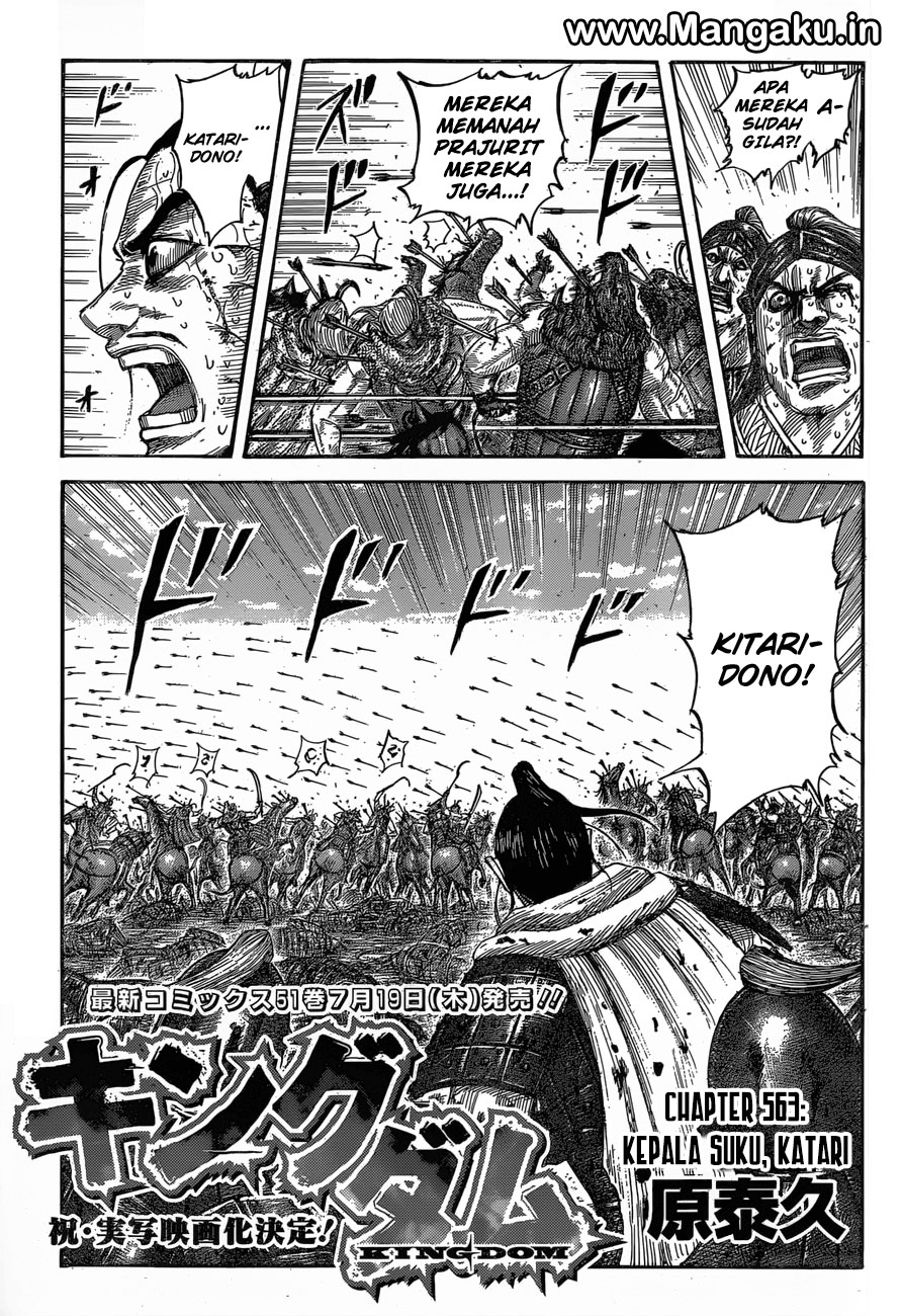 Kingdom Chapter 563 Bahasa Indonesia