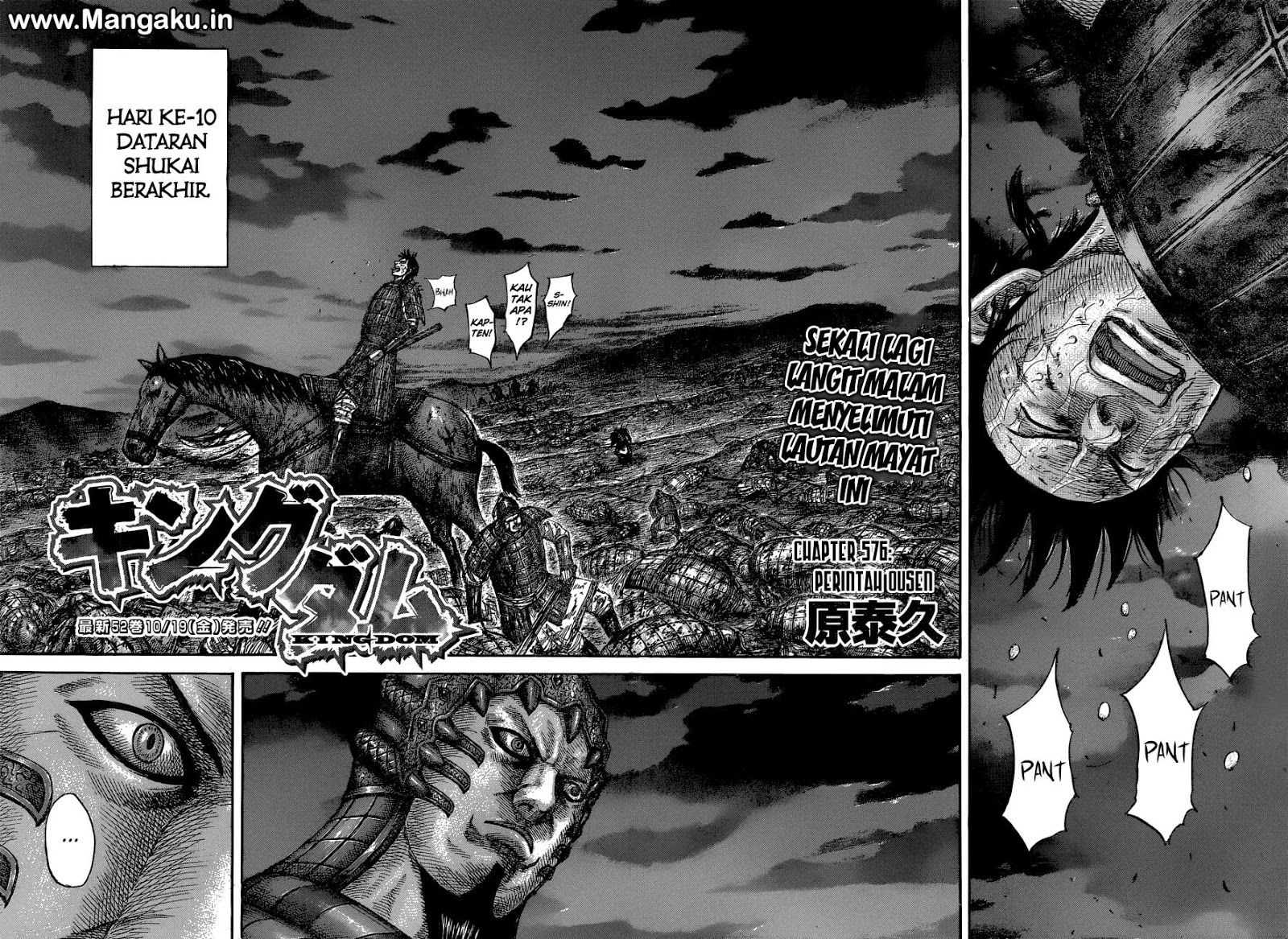 Kingdom Chapter 576 Bahasa Indonesia