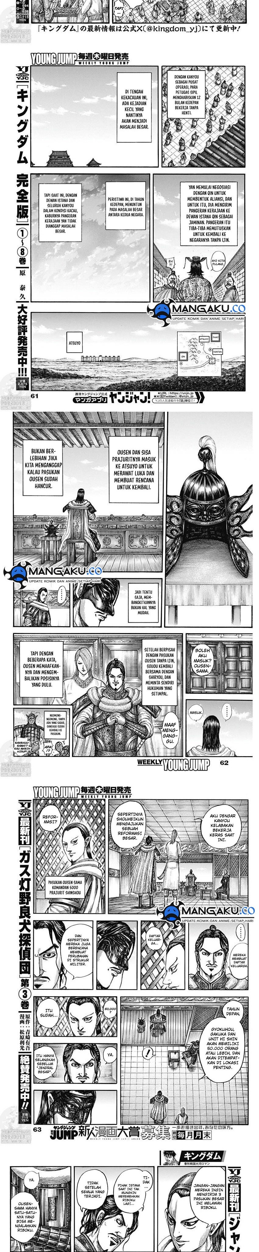 Kingdom Chapter 802 Bahasa Indonesia