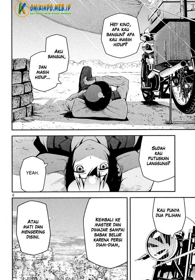 Kino no Tabi: The Beautiful World Chapter 08.5 Bahasa Indonesia