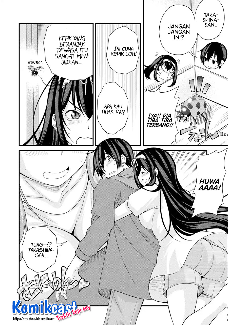 Kirei na Kurokami no Takashina-san (Mushoku) to Tsukiau Koto ni Natta Chapter 04.1 Bahasa Indonesia