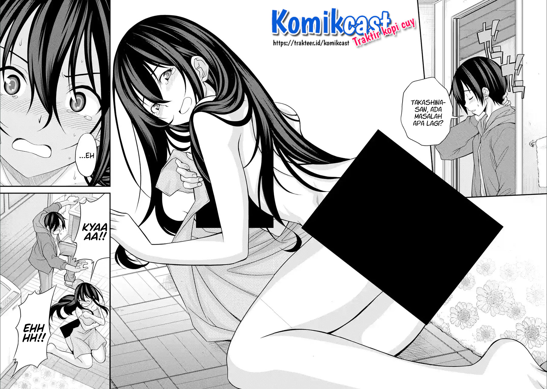 Kirei na Kurokami no Takashina-san (Mushoku) to Tsukiau Koto ni Natta Chapter 04.1 Bahasa Indonesia