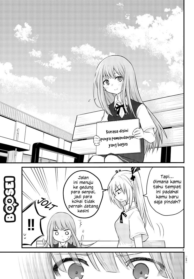 Koe ga dasenai Shoujo wa “Kanojo ga Yasashisugiru” to Omotte iru Chapter 05 Bahasa Indonesia