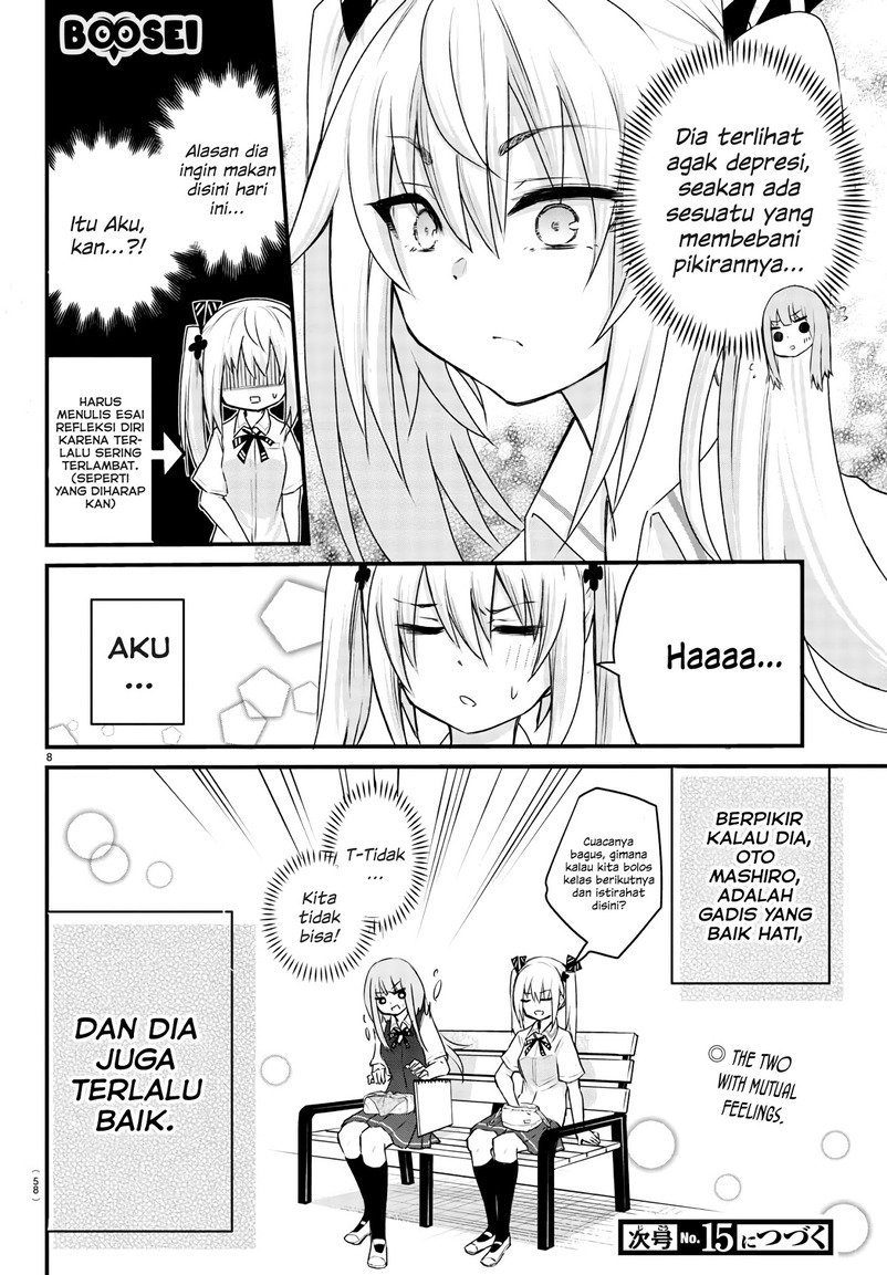 Koe ga dasenai Shoujo wa “Kanojo ga Yasashisugiru” to Omotte iru Chapter 05 Bahasa Indonesia