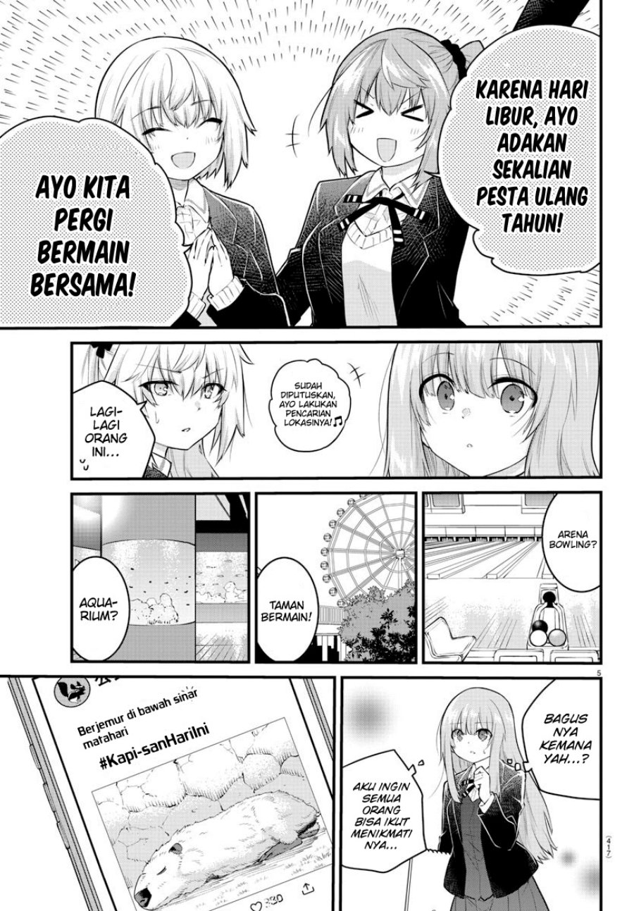 Koe ga dasenai Shoujo wa “Kanojo ga Yasashisugiru” to Omotte iru Chapter 139 Bahasa Indonesia