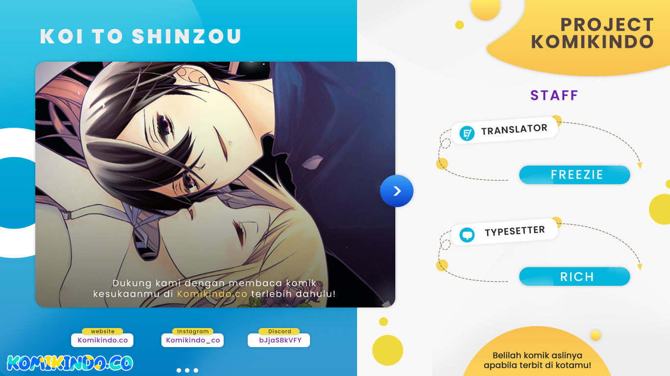 Koi to Shinzou Chapter 25 Bahasa Indonesia