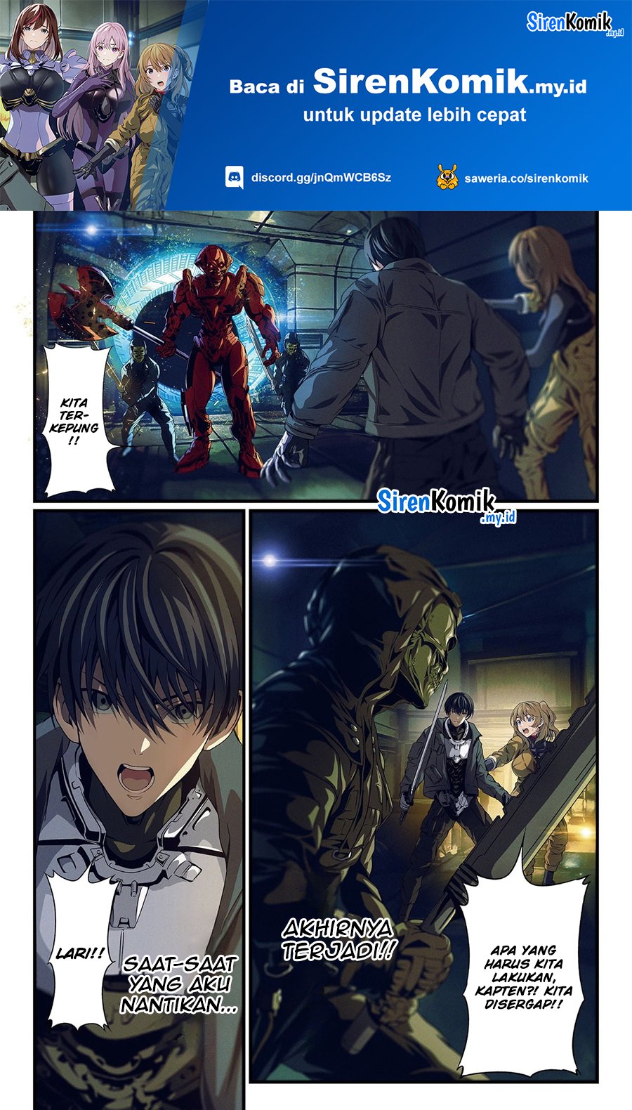 “Koko wa Makasete Sakini Ike!” wo shitai Shinitagari no Nozomanu Uchuu Gekokujou Chapter 01 Bahasa Indonesia