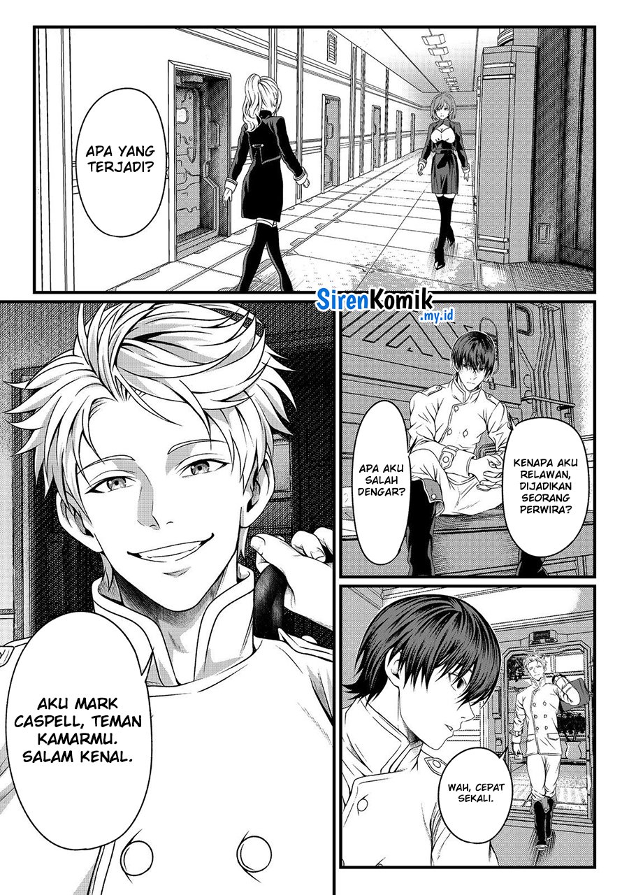 “Koko wa Makasete Sakini Ike!” wo shitai Shinitagari no Nozomanu Uchuu Gekokujou Chapter 01 Bahasa Indonesia