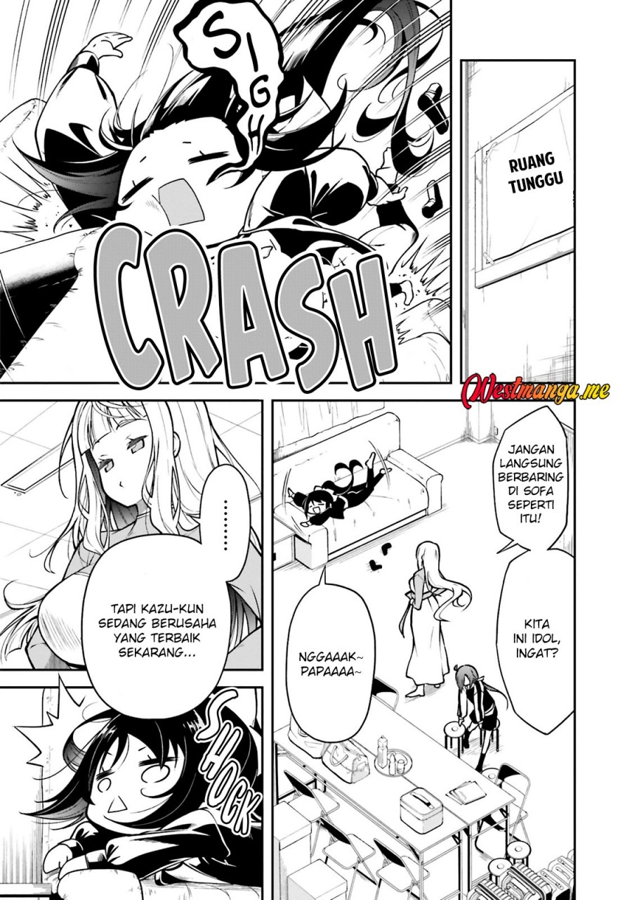 Kokuminteki Idol ni natta Osananajimi ga, Boro Apartment ni Sunderu Ore no Tonari ni Hikkoshite Kita Ken Chapter 11 Bahasa Indonesia