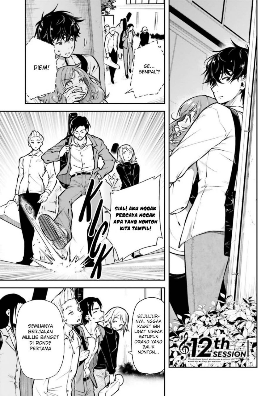 Kokuminteki Idol ni natta Osananajimi ga, Boro Apartment ni Sunderu Ore no Tonari ni Hikkoshite Kita Ken chapter 12
