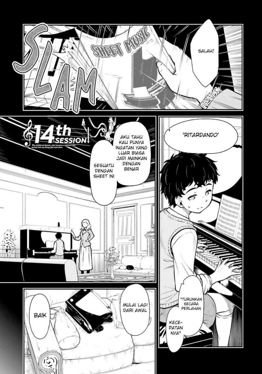 Kokuminteki Idol ni natta Osananajimi ga, Boro Apartment ni Sunderu Ore no Tonari ni Hikkoshite Kita Ken chapter 14