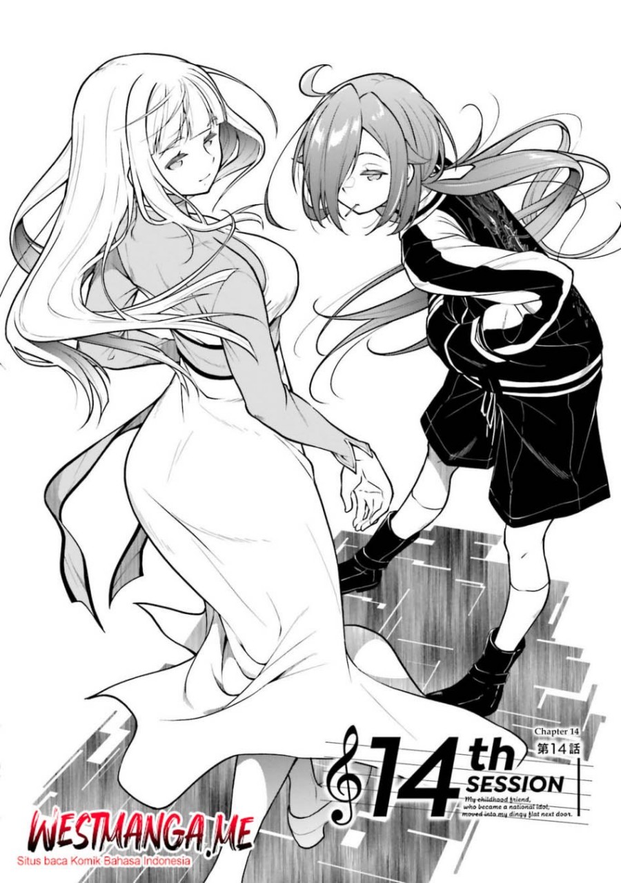 Kokuminteki Idol ni natta Osananajimi ga, Boro Apartment ni Sunderu Ore no Tonari ni Hikkoshite Kita Ken chapter 14