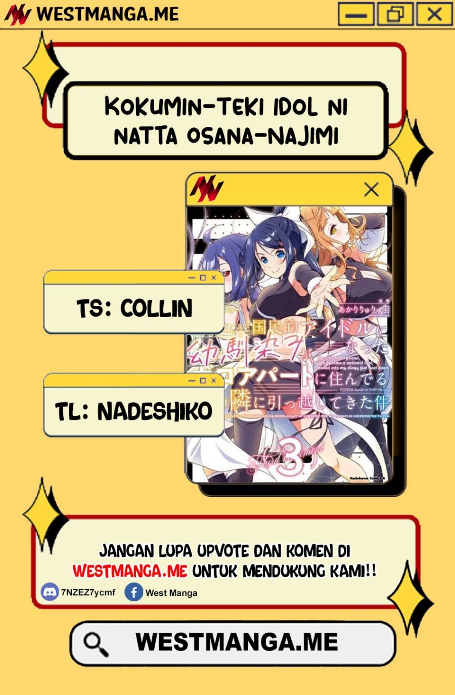 Kokuminteki Idol ni natta Osananajimi ga, Boro Apartment ni Sunderu Ore no Tonari ni Hikkoshite Kita Ken chapter 14