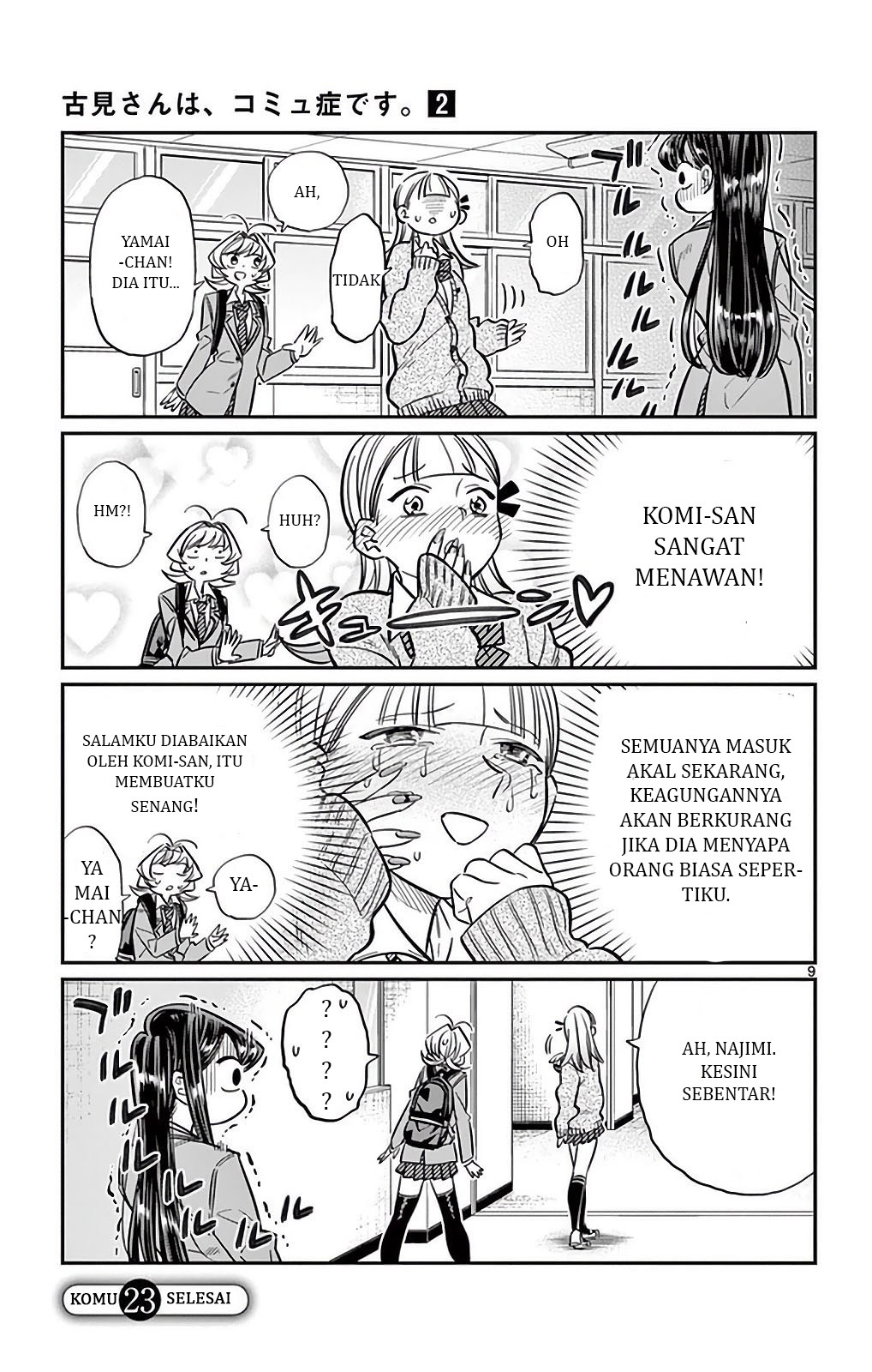 Komi san wa Komyushou Desu Chapter 23 Bahasa Indonesia