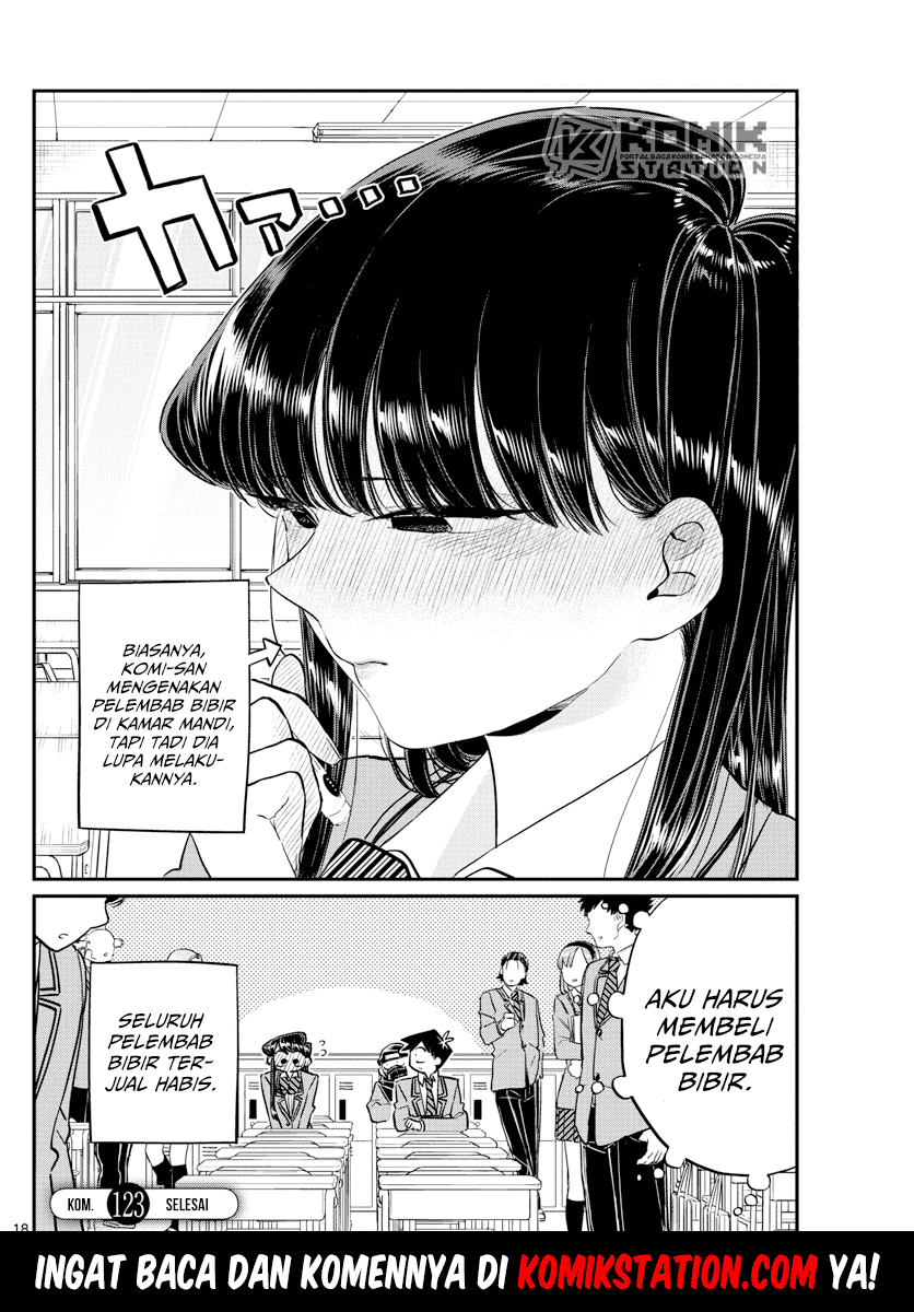 Komi san wa Komyushou Desu Chapter 123 Bahasa Indonesia