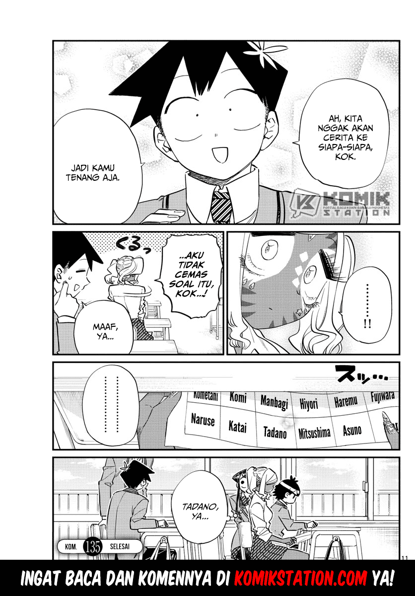 Komi san wa Komyushou Desu chapter 135