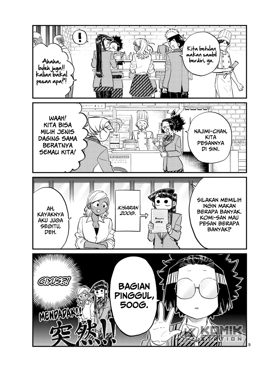 Komi san wa Komyushou Desu Chapter 139 Bahasa Indonesia