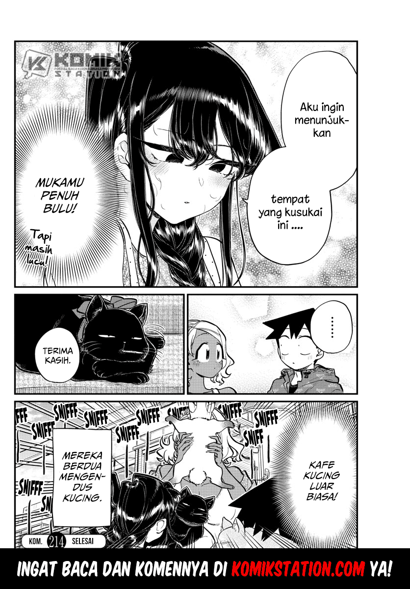 Komi san wa Komyushou Desu Chapter 214 Bahasa Indonesia