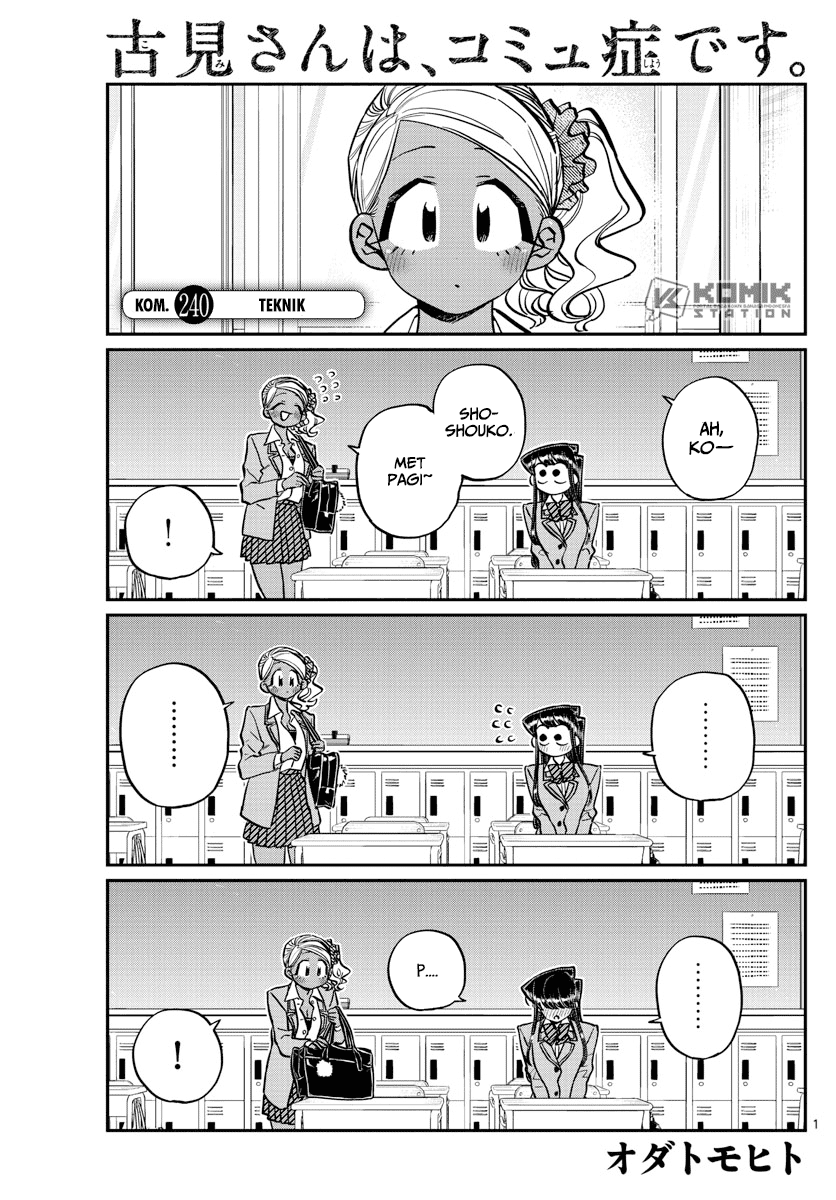 Komi san wa Komyushou Desu Chapter 240 Bahasa Indonesia