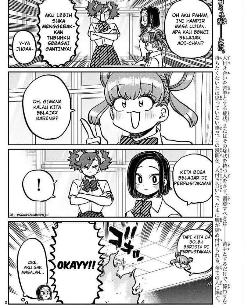 Komi san wa Komyushou Desu Chapter 371 Bahasa Indonesia