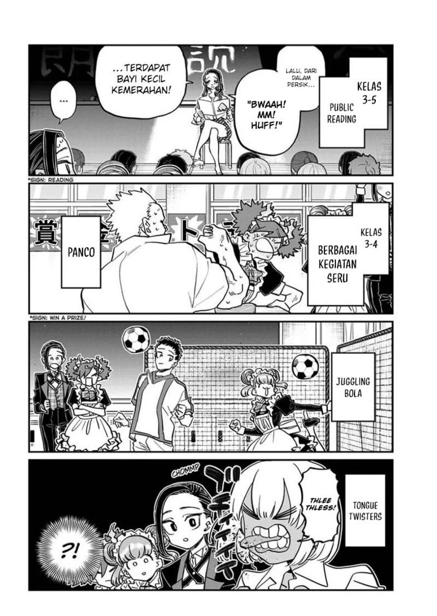 Komi san wa Komyushou Desu Chapter 451 Bahasa Indonesia