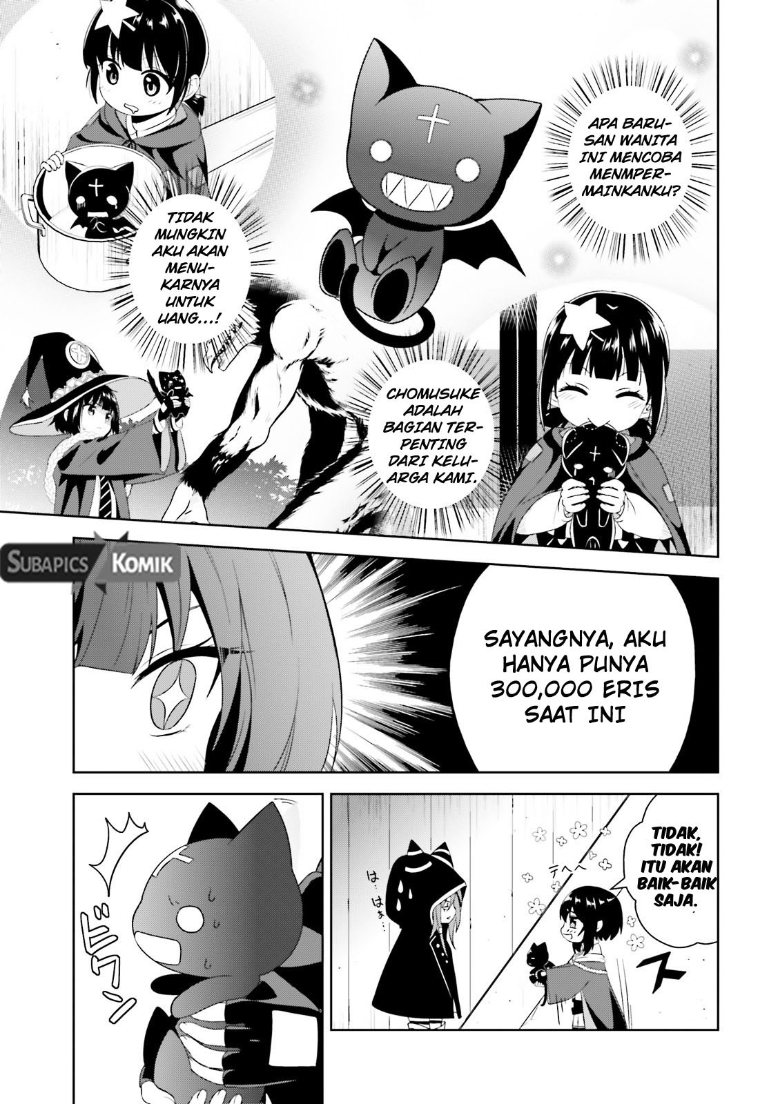 Kono Subarashii Sekai ni Bakuen wo! Chapter 8 Bahasa Indonesia
