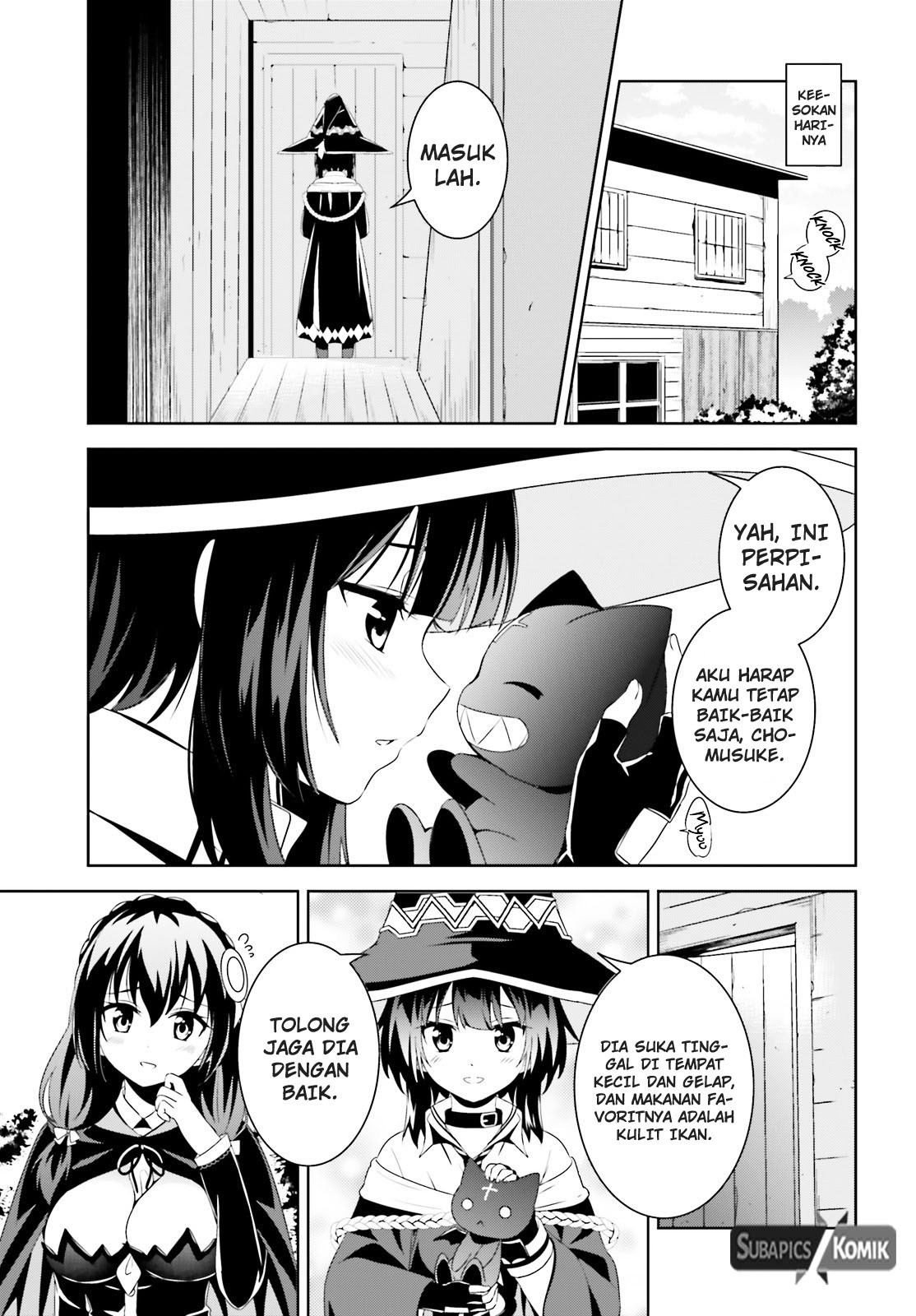 Kono Subarashii Sekai ni Bakuen wo! Chapter 8 Bahasa Indonesia