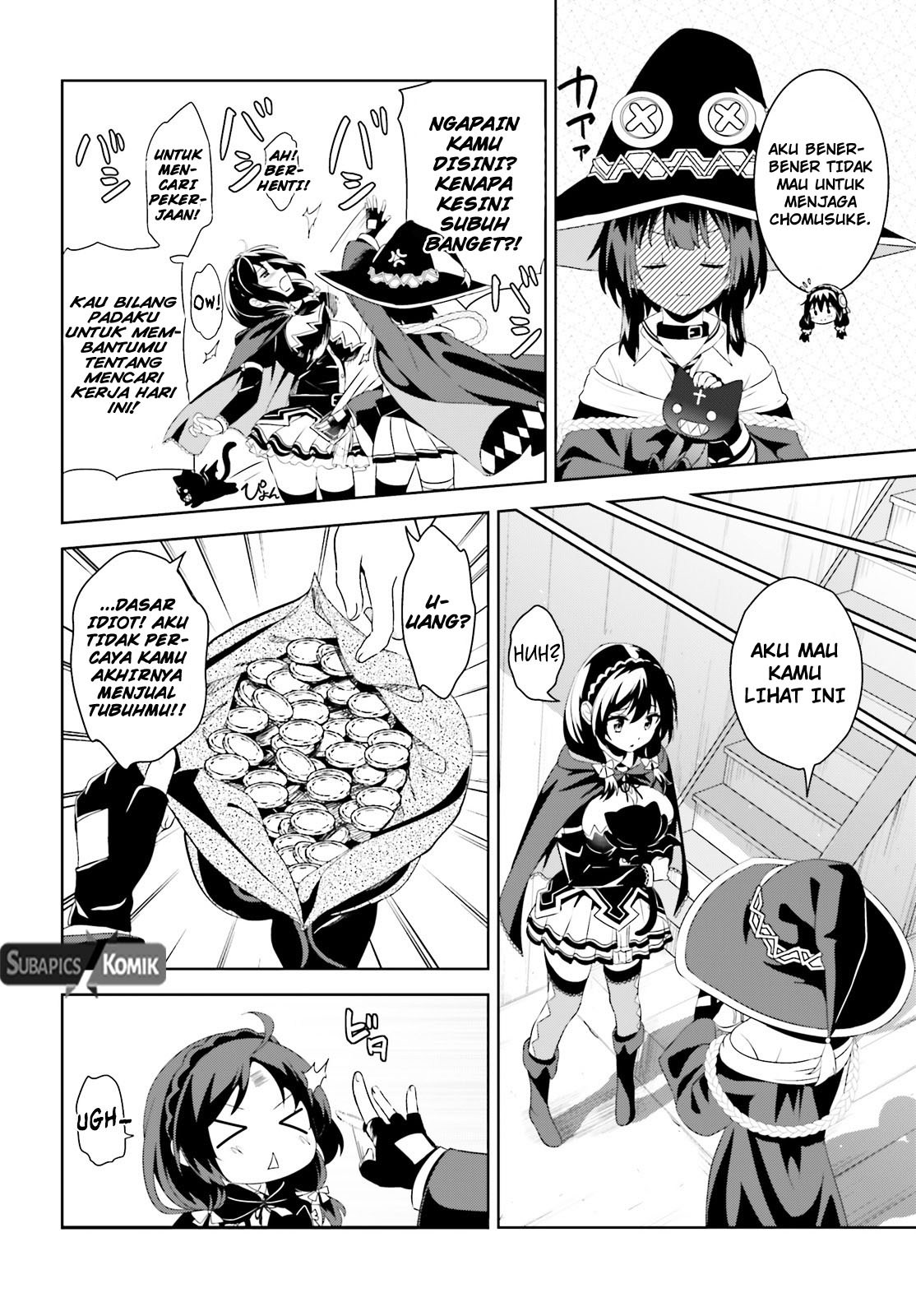 Kono Subarashii Sekai ni Bakuen wo! Chapter 8 Bahasa Indonesia