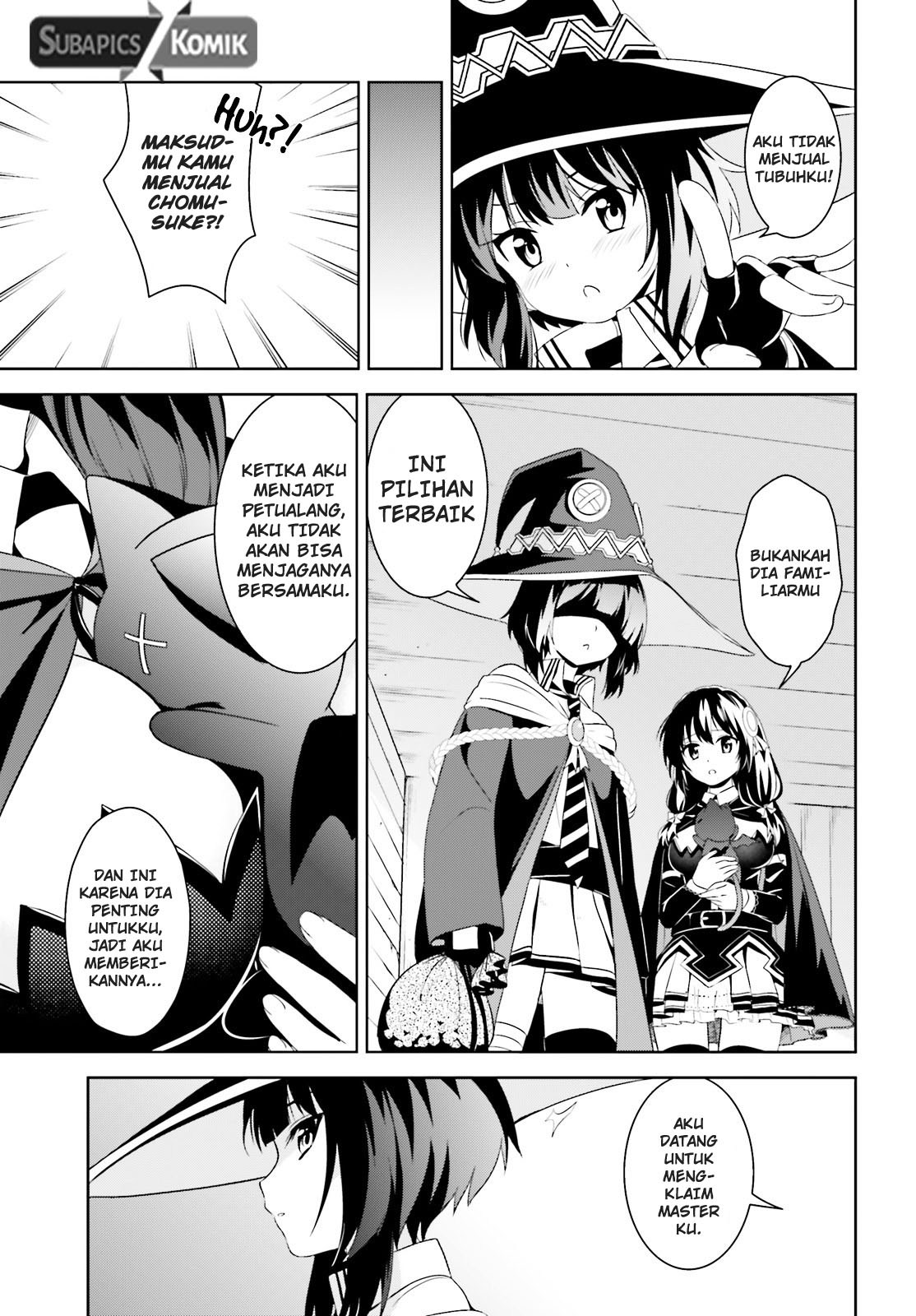 Kono Subarashii Sekai ni Bakuen wo! Chapter 8 Bahasa Indonesia