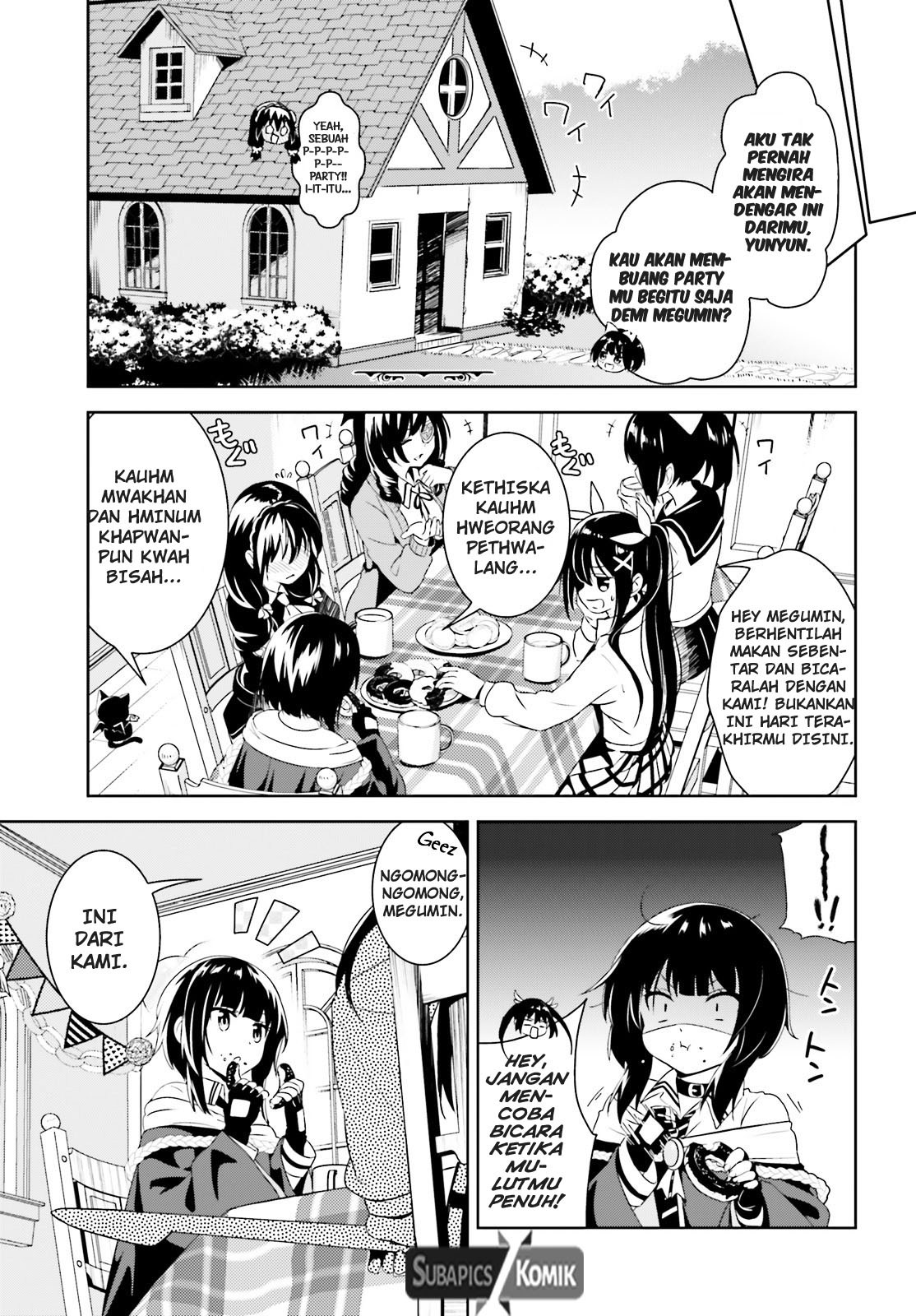 Kono Subarashii Sekai ni Bakuen wo! Chapter 8 Bahasa Indonesia