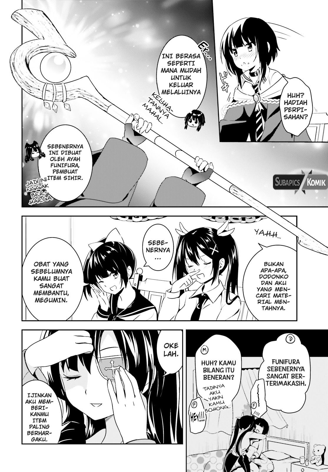 Kono Subarashii Sekai ni Bakuen wo! Chapter 8 Bahasa Indonesia