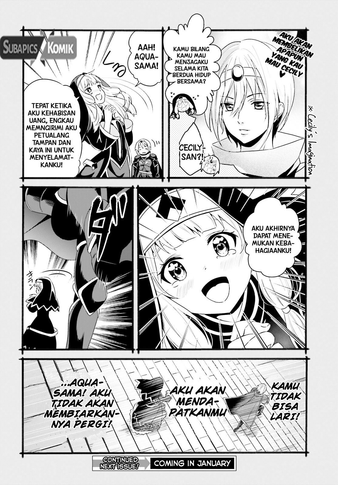 Kono Subarashii Sekai ni Bakuen wo! Chapter 8 Bahasa Indonesia