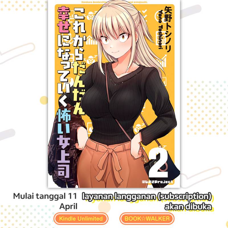 Kore kara Dandan Shiawase ni Natte Iku Kowai Onna Joushi Chapter 59 Bahasa Indonesia