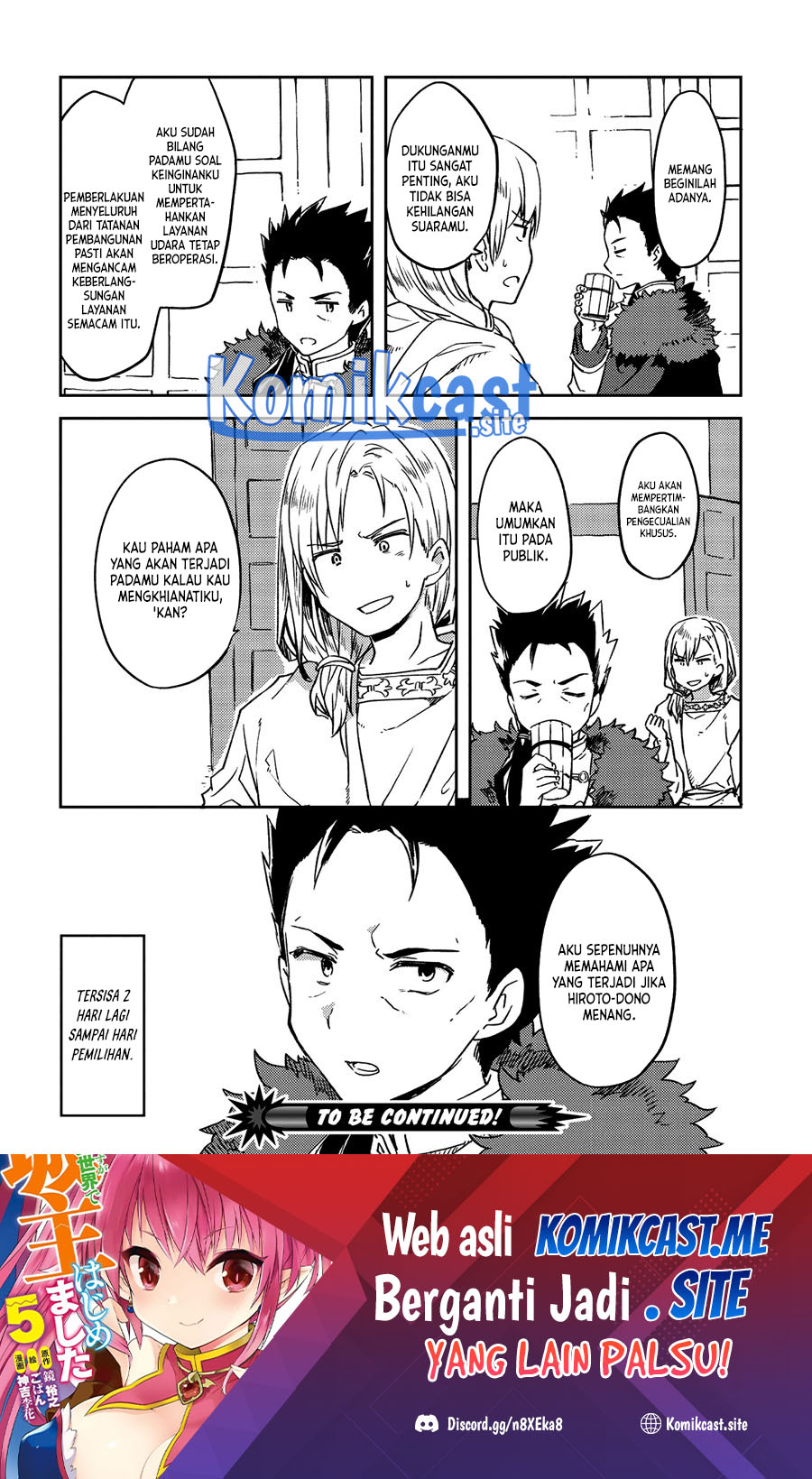 Kou 1 Desu ga Isekai de Joushu Hajimemashita Chapter 45 Bahasa Indonesia