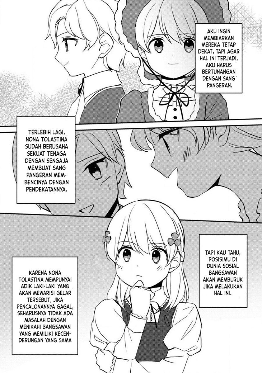Koushaku Reijou ni Tensei shiteshimatta node, Mental Otome na Ore wa, Zenryoku de Onnanoko wo Tanoshimimasu Chapter 16 Bahasa Indonesia