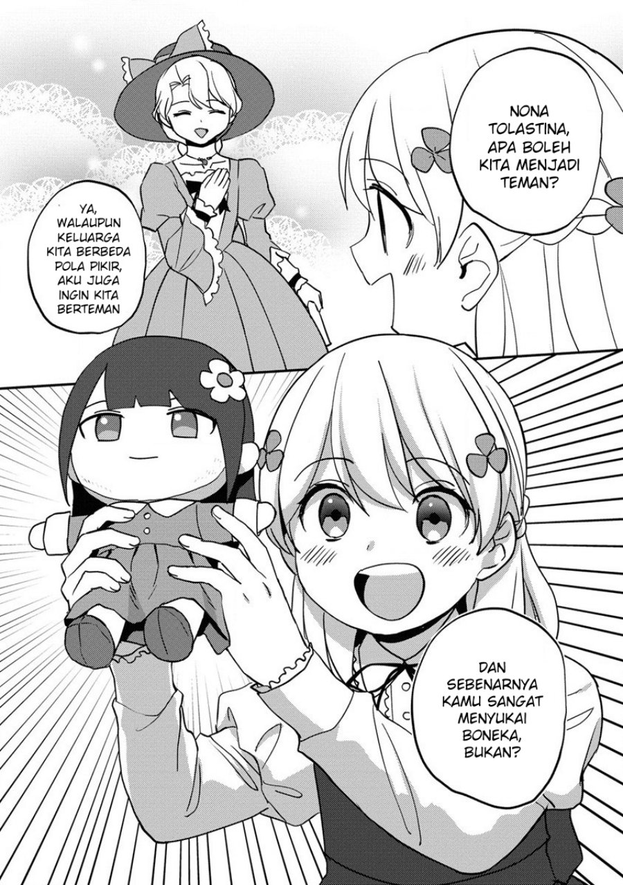 Koushaku Reijou ni Tensei shiteshimatta node, Mental Otome na Ore wa, Zenryoku de Onnanoko wo Tanoshimimasu Chapter 16 Bahasa Indonesia