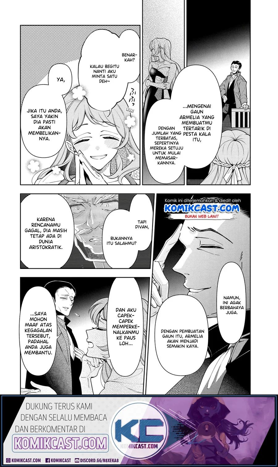 Koushaku Reijou no Tashinami Chapter 57 Bahasa Indonesia