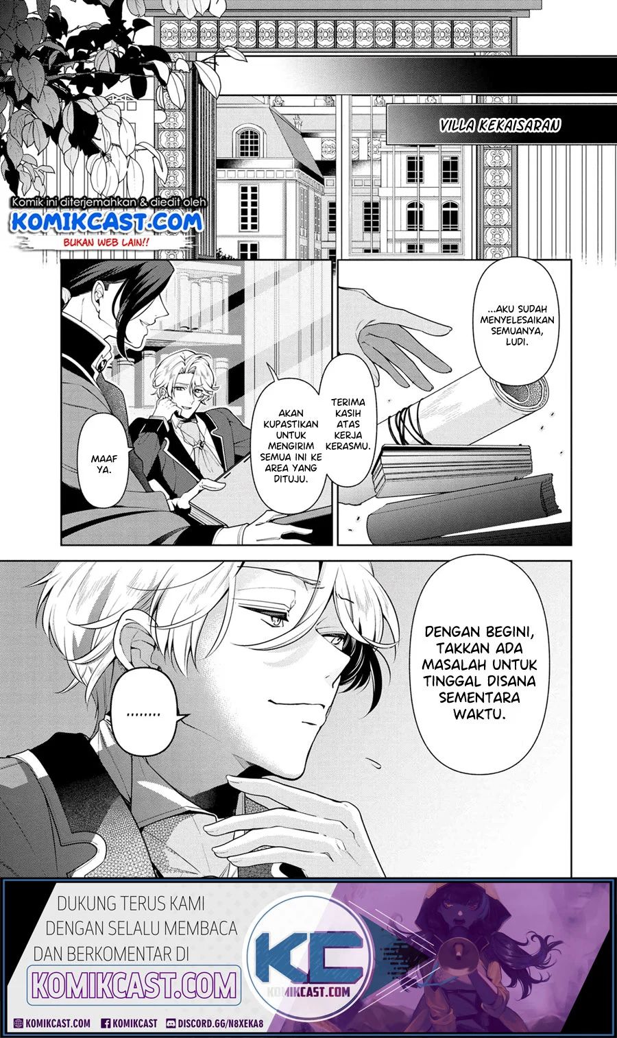 Koushaku Reijou no Tashinami Chapter 57 Bahasa Indonesia