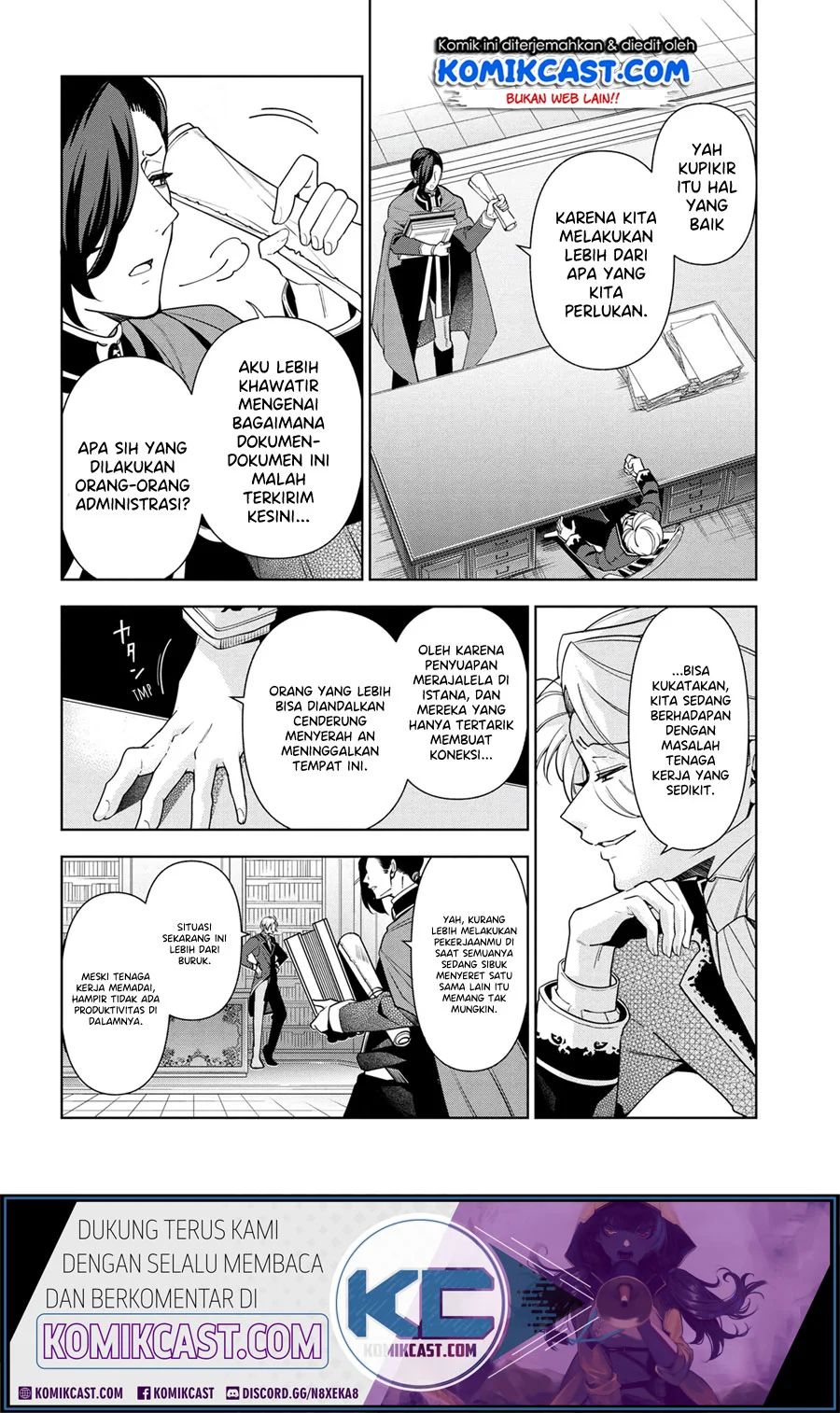 Koushaku Reijou no Tashinami Chapter 57 Bahasa Indonesia