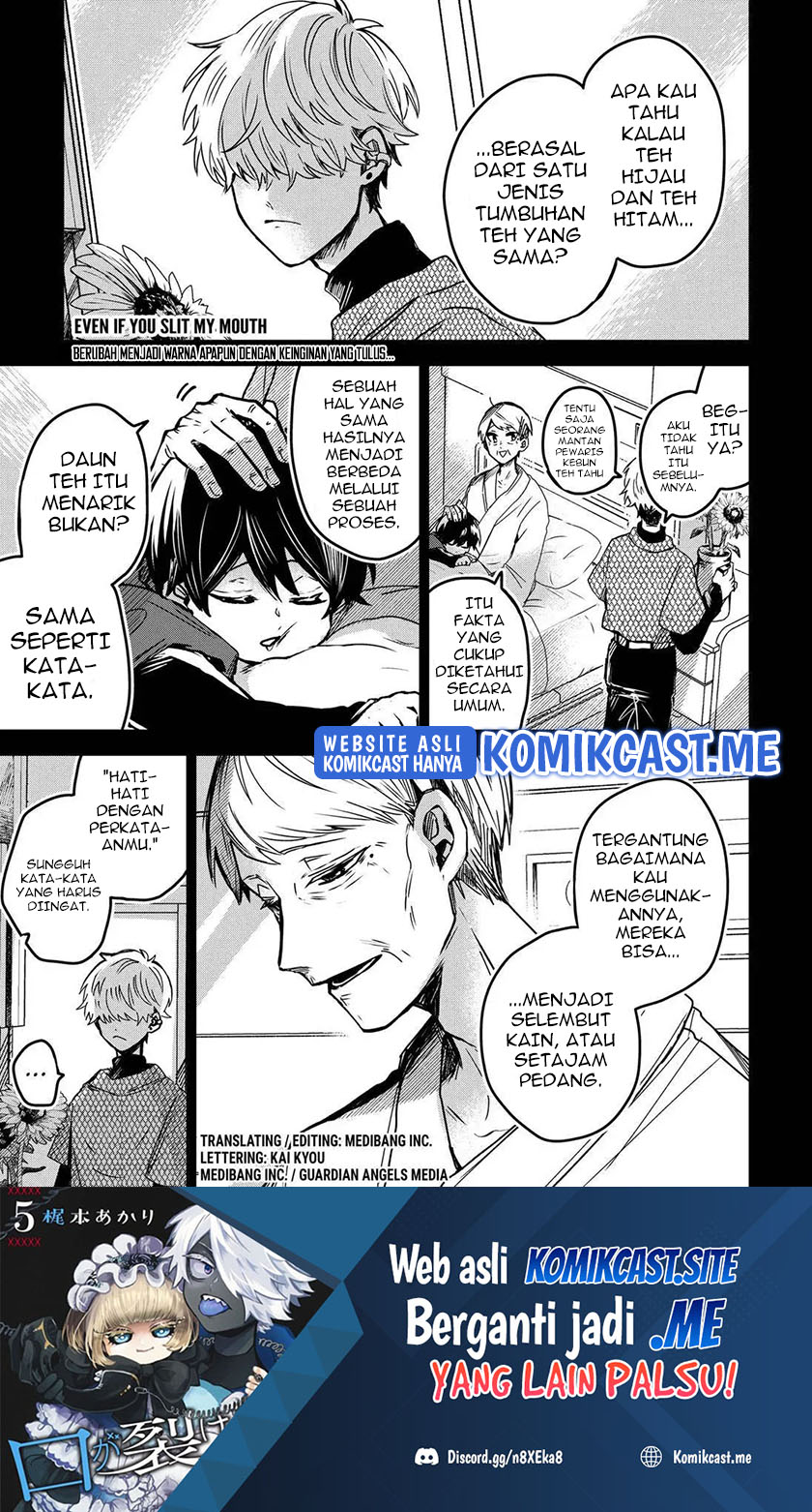 Kuchi ga Saketemo Kimi ni wa Chapter 44 Bahasa Indonesia